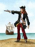 Mary Read, (1690-172), British Pirate's Mate-Karen Humpage-Giclee Print
