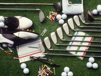 Collection of Golf Equipment; Shoes, Clubs, Etc-Karen M^ Romanko-Photographic Print