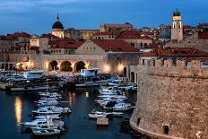 Dubrovnik Harbour, UNESCO World Heritage Site, Croatia, Europe-Karen McDonald-Framed Photographic Print