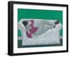 Karen on the Settee-Endre Roder-Framed Giclee Print