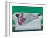 Karen on the Settee-Endre Roder-Framed Giclee Print