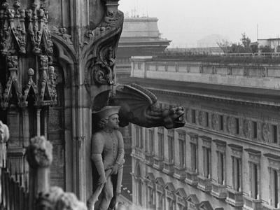 Sculpture Detail on Exterior of Il Duomo