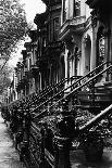 Stoops on 19th Century Brooklyn Row Houses-Karen Tweedy-Holmes-Mounted Photographic Print