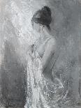 Alabaster Bather 2-Karen Wallis-Laminated Art Print