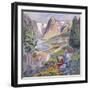 Kari at Sunde; Kari Paa Sunde-Nikolai Astrup-Framed Giclee Print