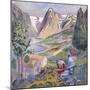 Kari at Sunde; Kari Paa Sunde-Nikolai Astrup-Mounted Giclee Print