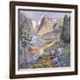 Kari at Sunde; Kari Paa Sunde-Nikolai Astrup-Framed Giclee Print