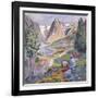 Kari at Sunde; Kari Paa Sunde-Nikolai Astrup-Framed Giclee Print