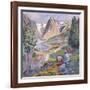 Kari at Sunde; Kari Paa Sunde-Nikolai Astrup-Framed Giclee Print