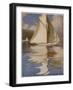 'Kariad' Yacht 1906-John Young Hunter-Framed Art Print