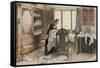 Karin by the Linen Cupboard (Karin Vid Linneskapet), 1906-Carl Larsson-Framed Stretched Canvas