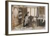 Karin by the Linen Cupboard (Karin Vid Linneskapet), 1906-Carl Larsson-Framed Giclee Print