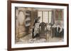 Karin by the Linen Cupboard (Karin Vid Linneskapet), 1906-Carl Larsson-Framed Giclee Print