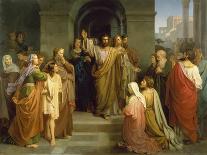 The Pentecostal Sermon of St, Paul, 1844-Karl Andreae-Stretched Canvas