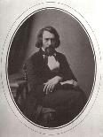 Nikolay Nekrasov, Russian Poet and Publisher, Late 1850S-Karl August Bergner-Framed Giclee Print