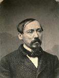 Nikolay Nekrasov, Russian Poet and Publisher, Late 1850S-Karl August Bergner-Framed Giclee Print