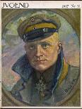 Manfred Von Richthofen German Aviator-Karl Bauer-Framed Photographic Print