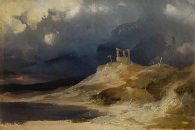 Gallows Hill under a thunderstorm (1835)