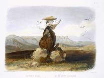 The Travellers Meeting with Minatarre Indians Near Fort Clark, Plate 26-Karl Bodmer-Giclee Print