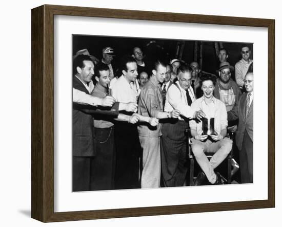 Karl Freund, Katharine Hepburn, Vincente Minnelli, Undercurrent, 1946-null-Framed Photographic Print