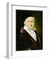 Karl Friedrich Gauss, German Mathematician, Astronomer and Physicist, 1840-Christian Albrecht Jensen-Framed Giclee Print