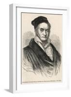 Karl Friedrich Gauss German Scientist-null-Framed Art Print