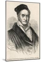 Karl Friedrich Gauss German Scientist-null-Mounted Art Print