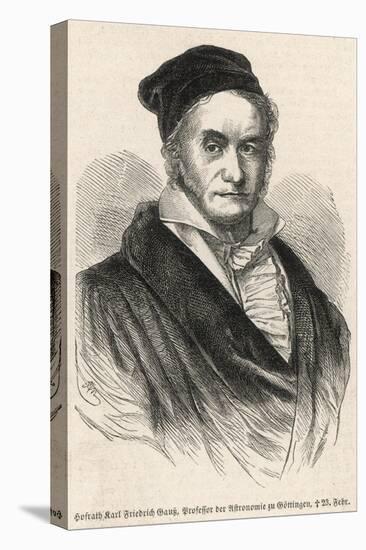 Karl Friedrich Gauss German Scientist-null-Stretched Canvas