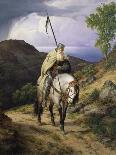 The Return of Crusader, 1835-Karl Friedrich Lessing-Framed Stretched Canvas