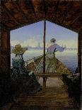 Woman on a Balcony-Karl Gustav Carus-Giclee Print