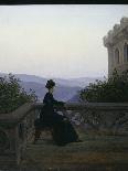 Woman on a Balcony-Karl Gustav Carus-Framed Giclee Print