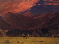 The Oster Valley with Mt, Kienberghorn, 1897-Karl Haider-Framed Giclee Print