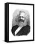 Karl Heinrich Marx, German Philosopher, Political Economist, and Revolutionary-null-Framed Stretched Canvas