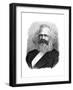 Karl Heinrich Marx, German Philosopher, Political Economist, and Revolutionary-null-Framed Giclee Print