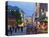 Karl Johans Gate, Pedestrianised Street in the City Center, Oslo, Norway, Scandinavia, Europe-Christian Kober-Stretched Canvas