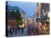 Karl Johans Gate, Pedestrianised Street in the City Center, Oslo, Norway, Scandinavia, Europe-Christian Kober-Stretched Canvas