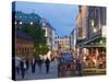 Karl Johans Gate, Pedestrianised Street in the City Center, Oslo, Norway, Scandinavia, Europe-Christian Kober-Stretched Canvas