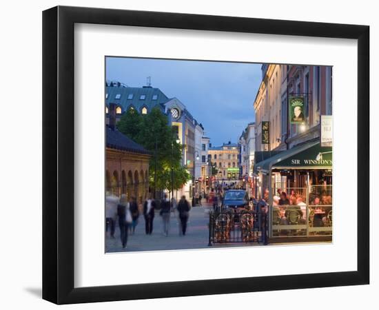 Karl Johans Gate, Pedestrianised Street in the City Center, Oslo, Norway, Scandinavia, Europe-Christian Kober-Framed Photographic Print