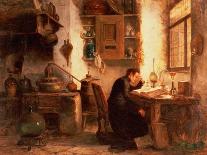 The Student of Chemistry and Pharmacy-Karl Joseph Litschaur-Stretched Canvas
