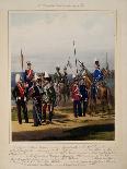 Officers of the Cavalry Mounted Regiment-Karl Karlovich Piratsky-Giclee Print