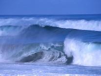 Big Surf at Papohaku Beach, Molokai, Hawaii, USA-Karl Lehmann-Framed Stretched Canvas