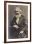 Karl Marx (1818-1883), German Philosopher, Economist, Historian and Political Theorist-null-Framed Photographic Print