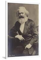 Karl Marx (1818-1883), German Philosopher, Economist, Historian and Political Theorist-null-Framed Photographic Print