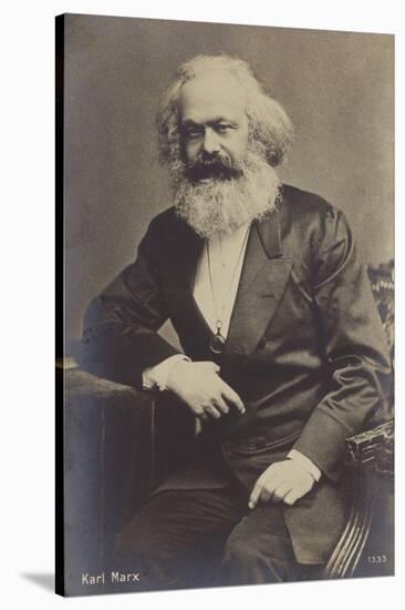 Karl Marx (1818-1883), German Philosopher, Economist, Historian and Political Theorist-null-Stretched Canvas