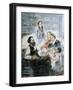 Karl Marx and His Family by Ghan Zen Mon-null-Framed Giclee Print