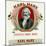 Karl Marx Brand Cigar Box Label, Karl Marx-Lantern Press-Mounted Art Print