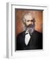 Karl Marx (Colour Litho)-Russian-Framed Giclee Print