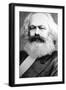 Karl Marx, German Political, Social and Economic Theorist, 19th Century-null-Framed Giclee Print