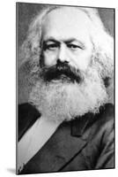 Karl Marx, German Political, Social and Economic Theorist, 19th Century-null-Mounted Giclee Print