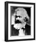 Karl Marx, German Political, Social and Economic Theorist, Late 19th Century-null-Framed Giclee Print